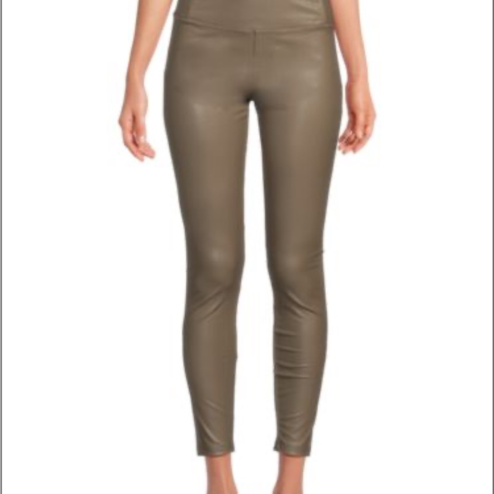 Vegan Leather Taupe Leggings (NWT) Brand:RD Style
